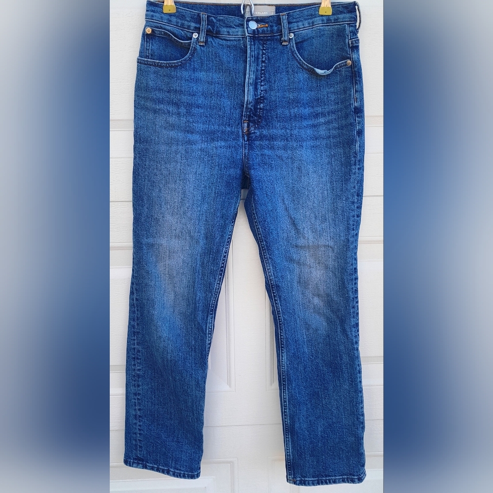 Everlane The Way High Slim Straight Jeans-29 Short (crop)
